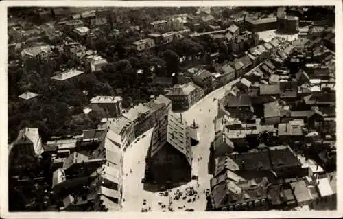 Ak Zittau in Sachsen, Fliegeraufnahme der Stadt