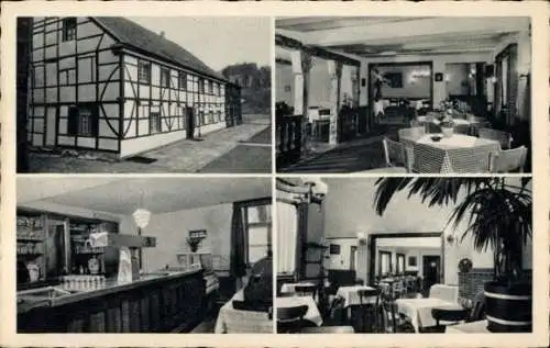 Ak Mülheim an der Ruhr, Haus Walkmühle im Ruhmbachtal, Innenansicht