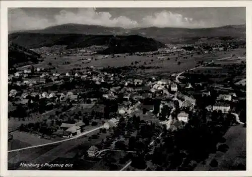 Ak Maulburg im Wiesental Südschwarzwald, Fliegeraufnahme