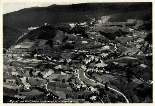 Ak Marzell im Schwarzwald, Fliegeraufnahme