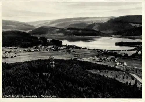 Ak Schluchsee im Schwarzwald, Fliegeraufnahme