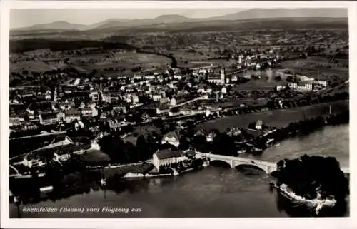 Ak Rheinfelden in Baden, Fliegeraufnahme