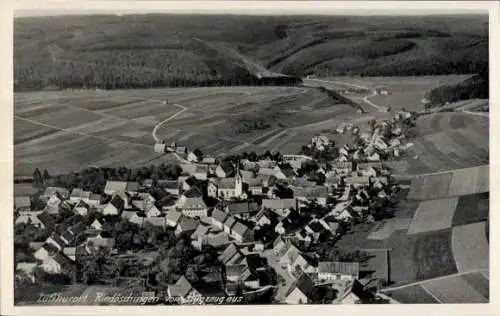 Ak Riedöschingen Blumberg am Schwarzwald, Fliegeraufnahme