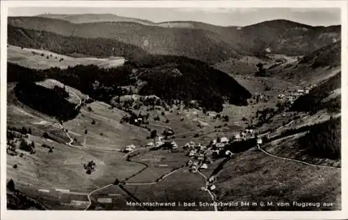 Ak Menzenschwand St. Blasien im Schwarzwald, Fliegeraufnahme