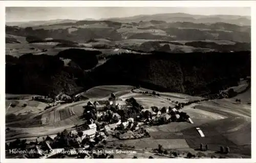 Ak Sankt Märgen im Schwarzwald, Fliegeraufnahme