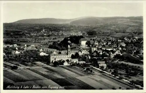 Ak Lahr in Baden Schwarzwald, Fliegeraufnahme, Mahlberg