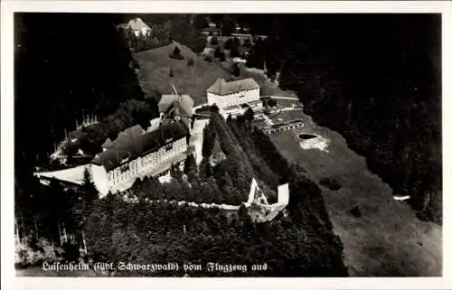 Ak Kandern im Schwarzwald Baden, Fliegeraufnahme, Luisenheim