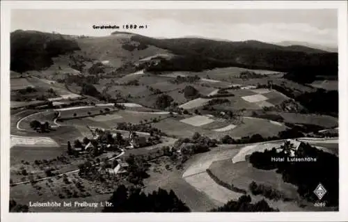 Ak Freiburg im Breisgau, Fliegeraufnahme, Hotel Luisenhöhe, Gerstenholm