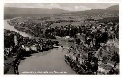 Ak Laufenburg Rhein, Fliegeraufnahme