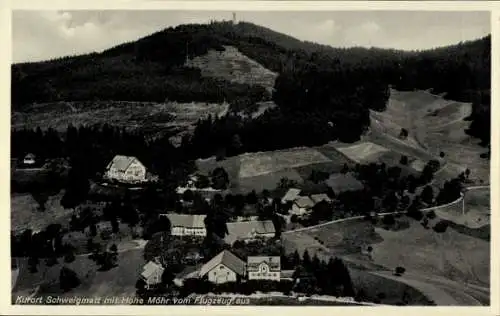 Ak Schweigmatt Raitbach Schopfheim in Baden, Fliegeraufnahme, Hohe Möhr