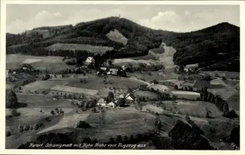 Ak Schweigmatt Raitbach Schopfheim in Baden, Luftaufnahme