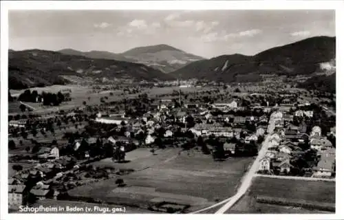 Ak Schopfheim in Baden, Fliegeraufnahme