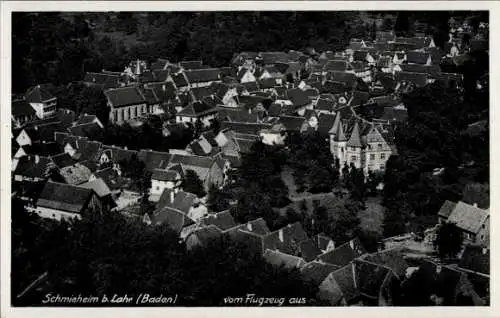 Ak Schmieheim Kippenheim im Ortenaukreis, Fliegeraufnahme