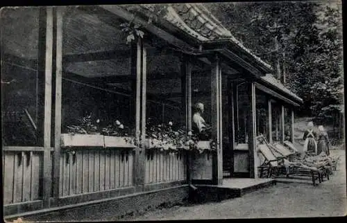 Ak Boostedt in Holstein, Genesungsheim, Liegehalle