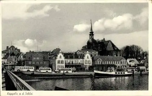 Ak Kappeln an der Schlei, Panorama, Teilansicht