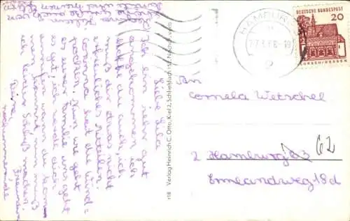 Ak Kappeln an der Schlei, Panorama, Teilansicht