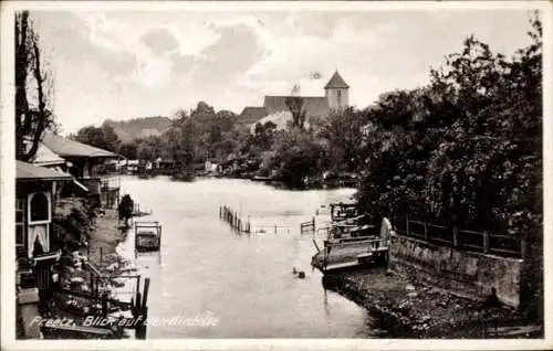 Ak Preetz in Holstein, Blick auf den Kirchsee