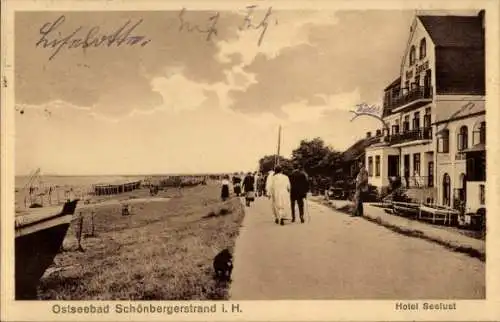 Ak Ostseebad Schönberger Strand Schönberg in Holstein, Hotel Seelust