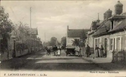 CPA La Croix Saint-Ouen Oise, Le Bac