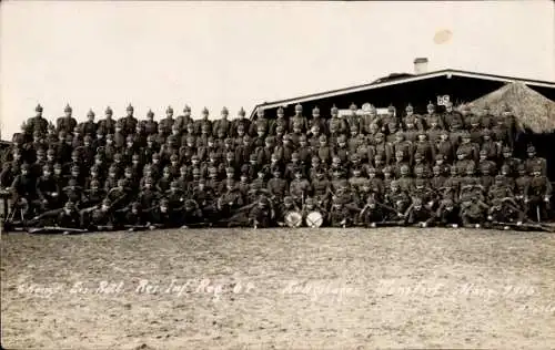 Foto Ak Wünsdorf Zossen in Brandenburg, Gruppenbild deutscher Soldaten, Truppenübungsplatz