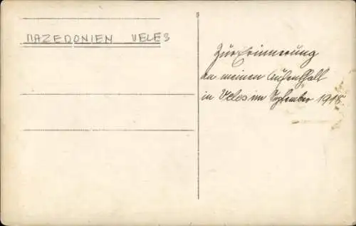 Ak Veles Mazedonien, Teilansicht der Stadt,