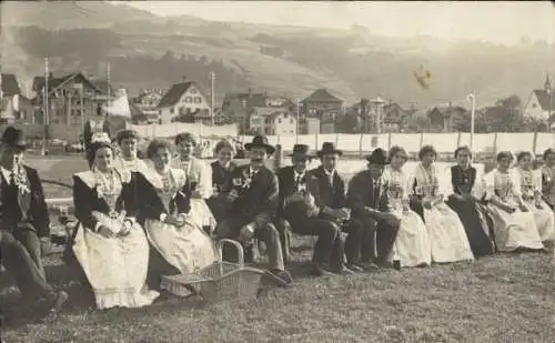 Ak Appenzell Kanton Außerrhoden, Gruppenportrait