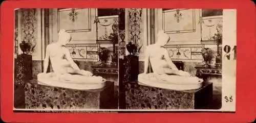 Stereo CdV Venus, Statue