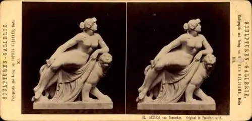 Stereo CdV Ariadne auf dem Panther, Skulptur