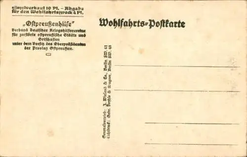 Ak Olsztynek Hohenstein Ostpreußen, Zerschossene Häuser, I. WK