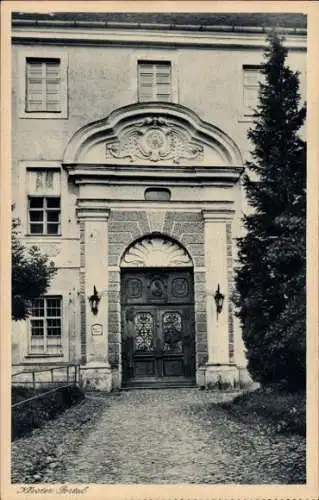Ak Zangberg in Oberbayern, Erziehungsinstitut der Salesianerinnen St. Joseph, Klosterportal