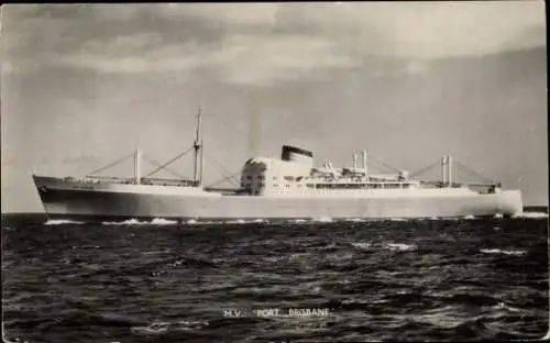 Ak Frachtschiff MV Port Brisbane