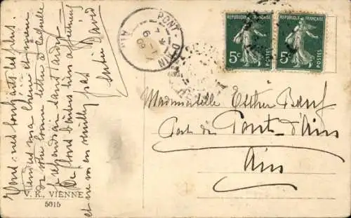 Künstler Ak Munk, M., Frohes Neujahr, Kind spielt mit Mutter, Mistelzweige