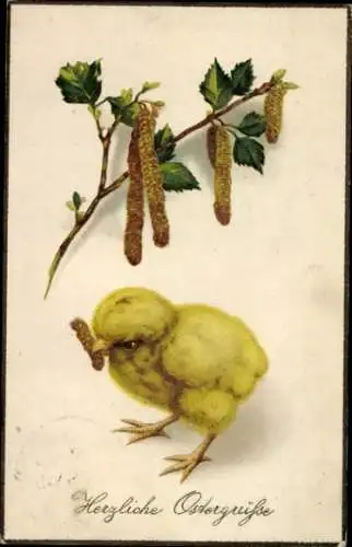 Ak Glückwunsch Ostern, Küken