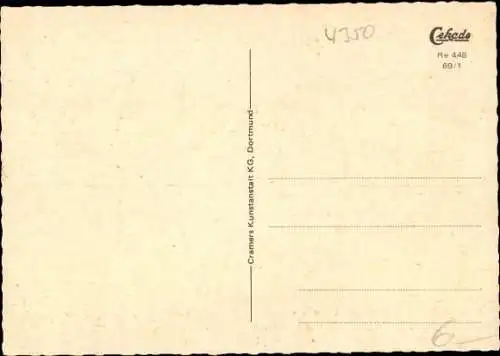 Ak Recklinghausen im Ruhrgebiet, Totale, Christuskirche, Rathaus, Stadthaus, Ehrenmal, Petrusksirche