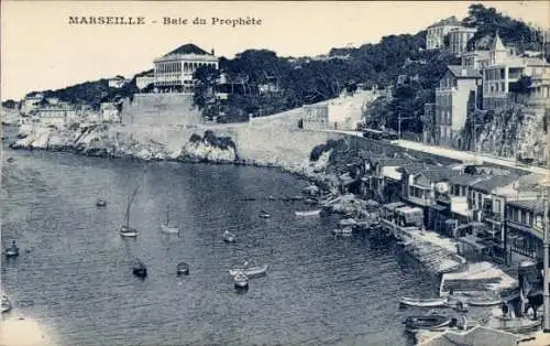 Ak Marseille Bouches du Rhône, Baie du Prophete