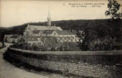 Ak Saint-Léger-Vauban Yonne, Abbaye Sainte-Marie de la Pierre qui Vire, Monastère