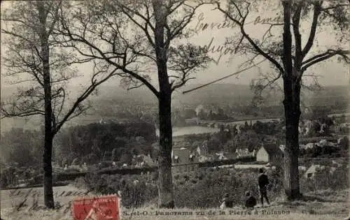 Ak Panorama vu de te Pierre à Poisson, Seine et Oise