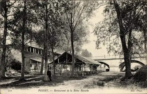 Ak Poissy Yvelines, Restaurant de la Reine Blanche