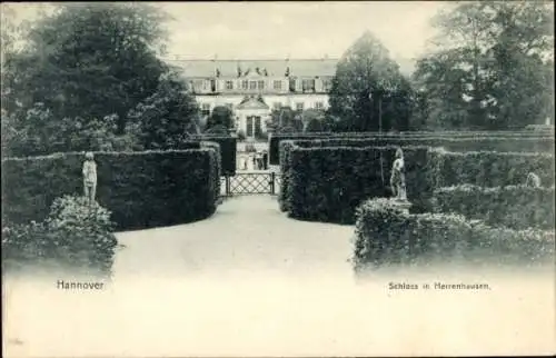 Ak Hannover in Niedersachsen, Schloss in Herrenhausen