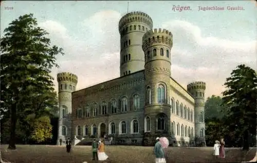 Ak Binz auf Rügen, Jagdschloss Granitz