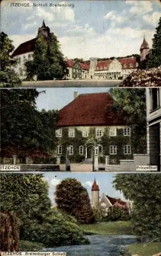 Ak Itzehoe in Holstein, Prinzeßhof, Breitenburger Schloss