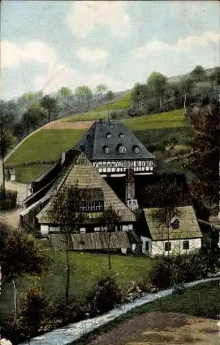 Ak Annaberg Buchholz Erzgebirge, Pöhlberg, Der Frohnauer Hammer im Hüttengrund b. Annaberg.