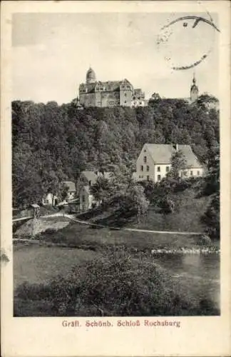 Ak Rochsburg Lunzenau in Sachsen, Schloss Rochsburg