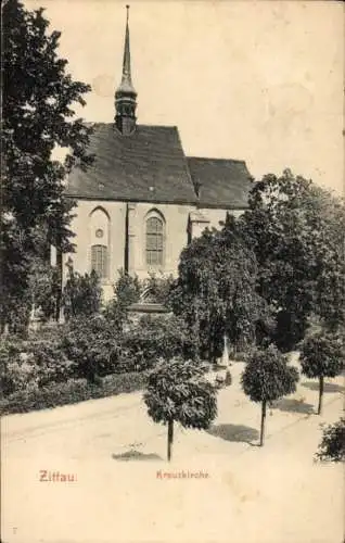 Ak Zittau in Sachsen, Kreuzkirche