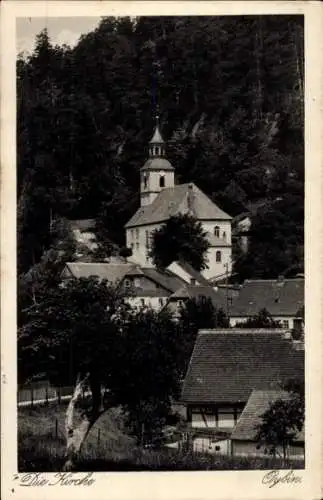 Ak Oybin in der Oberlausitz, Kirche