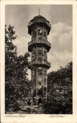 Ak Löbau in Sachsen, Löbauer Berg, Der Turm