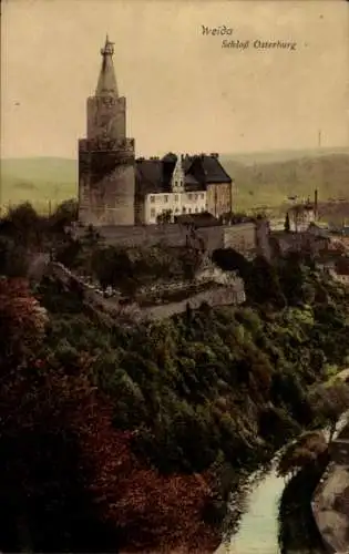 Ak Weida in Thüringen, Schloss Osterburg