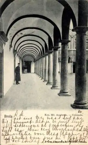 Ak Breda Nordbrabant Niederlande, Kon Militaire Academie, Colonade