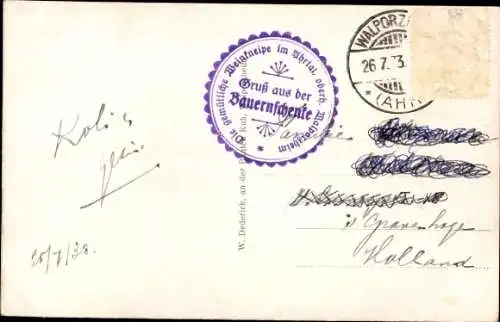 Ak Dernau an der Ahr, Gesamtansicht