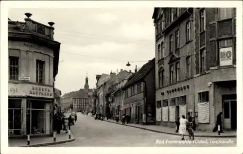 Ak Bad Freienwalde an der Oder, Leninstraße, Konsum-Kaufhaus, HO